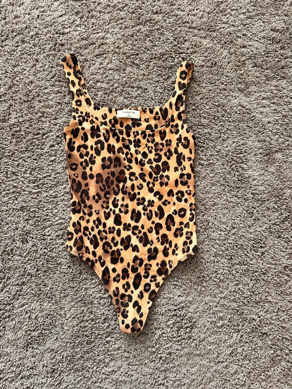 Aritzia Babaton Leopard bodysuit